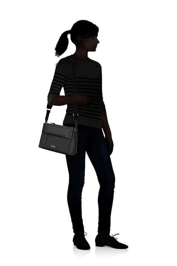 Samsonite Zalia 3.0 H.Shoulder Bag 3 Comp  Black