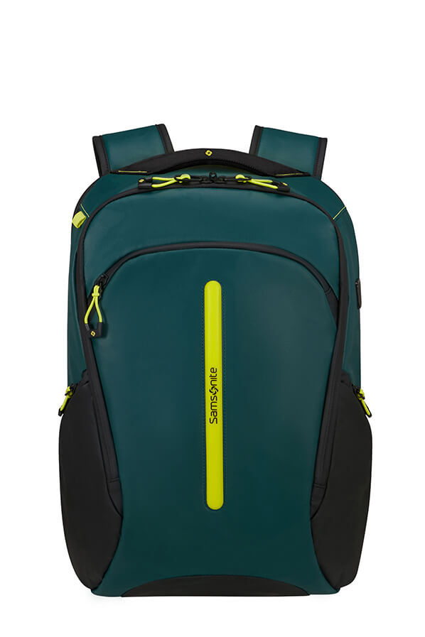 Samsonite Ecodiver URBAN LAP. BACKPACK M USB  Dark Teal/Lime