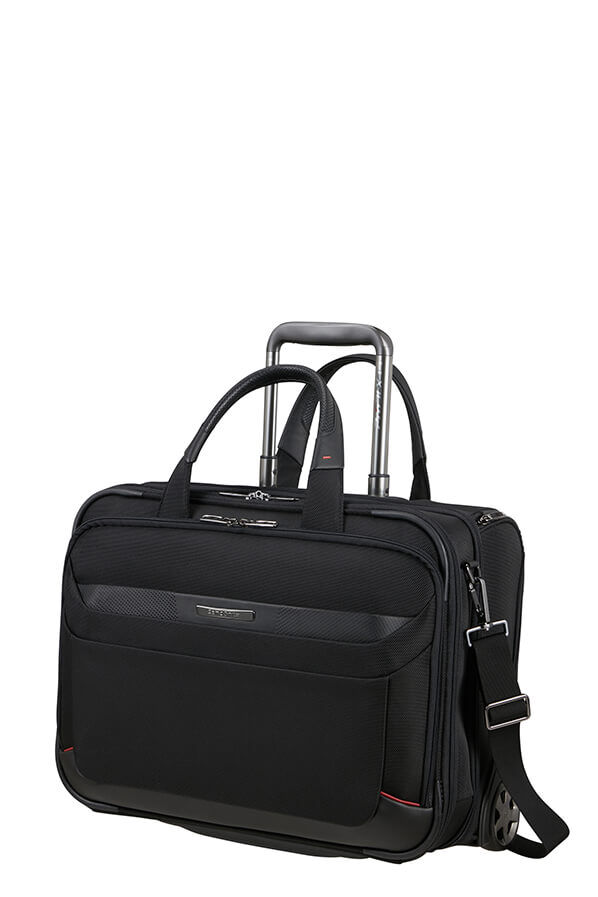Pro-DLX Laptop Bag with wheels Black Rolling Luggage UK