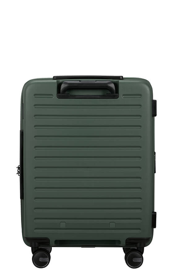 Restackd Spinner expandable (4 wheels) 55cm Green Rolling Luggage UK
