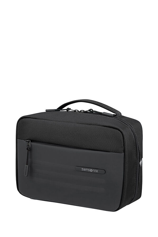 Samsonite Stackd Toilet Kit Hannging Toilet Kit  Black