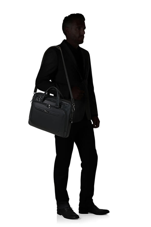 Pro-Dlx Leather Briefcase 15.6"