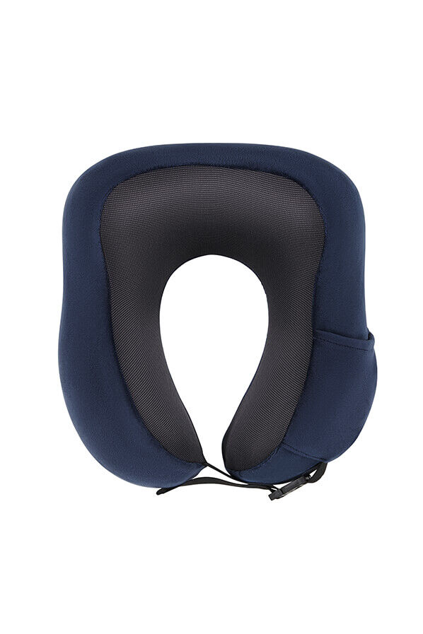 Samsonite Ta Revolution Ergonomic Memory Foam Pillow  Midnight Blue
