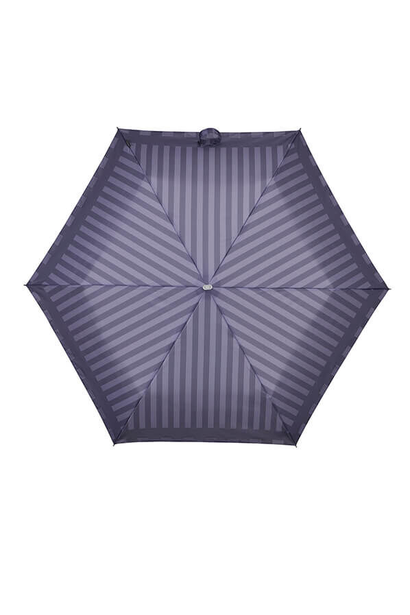 Samsonite Alu Drop S 3 Sect. Manual Flat  Smokey Violet Stripes