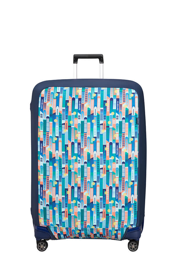 Samsonite Ta Revolution Foldable Luggage Cover XL  City Print
