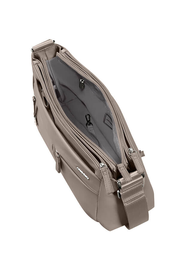 Samsonite Move 5.0 Horiz. Shoulder Bag + Flap  Warm Taupe