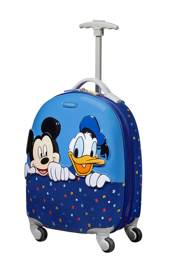 Disney Ultimate Spinner (4 wheels) 46cm Blue Rolling Luggage UK