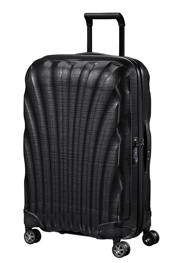 Samsonite Samsonite Black Cosmolite 69cm Spinner Suitcase Luggage Case Cabin Size 5414847651717 