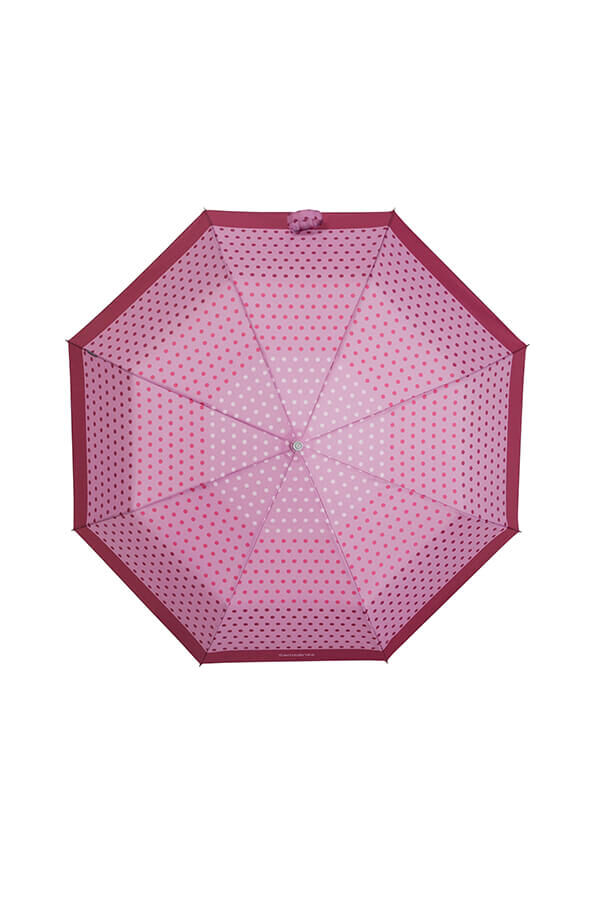 Samsonite Alu Drop S Safe 3 Sect. Auto O/C  Purple Dots