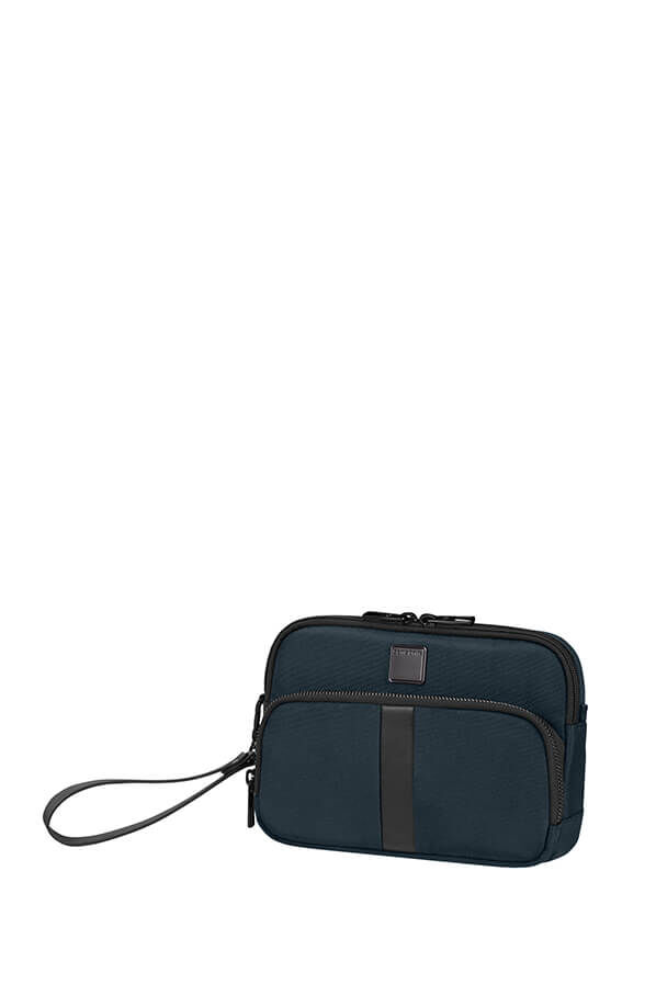 Vintage wristbag | Samsonite | brown leather | handbag | purse | bag |  eighties | clutch