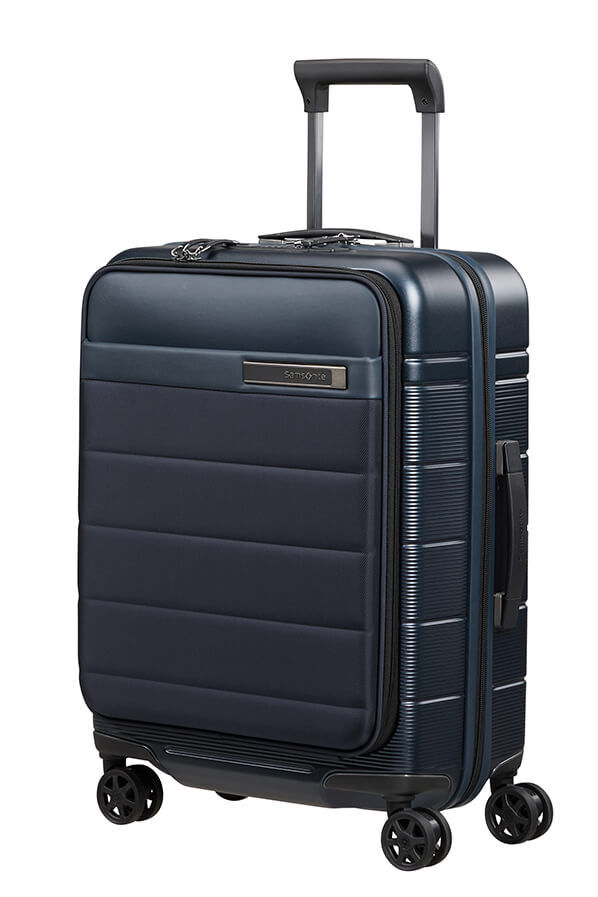 Midnight Expandable Blue Neopod | Easy Spinner UK 55cm Access Rolling Luggage