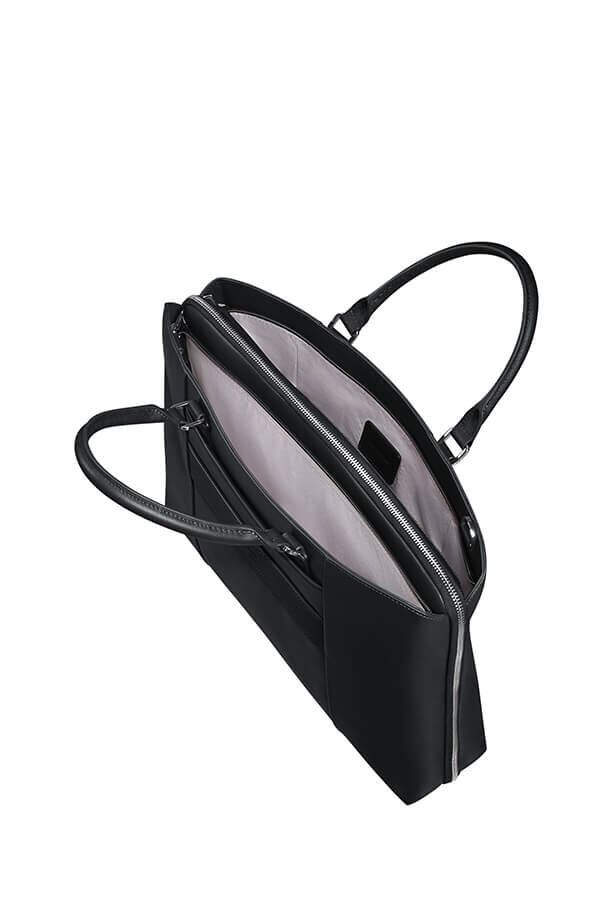 Image Biz Leather Briefcase 15.6" | Samsonite Image Biz Leather Briefcase 15.6'  Black