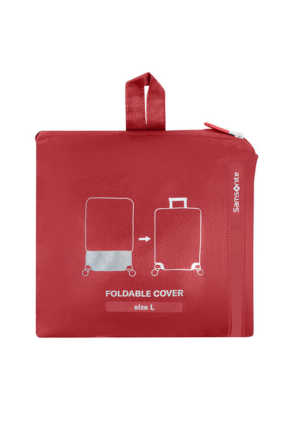 Samsonite Ta Revolution Foldable Luggage Cover L  Red