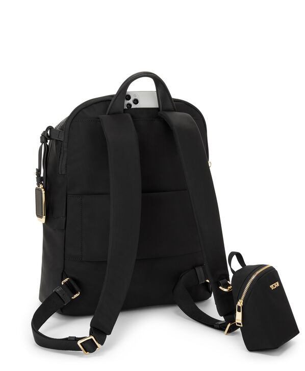 tumi backpack black gold Voyageur Just In Case / zip pockets front zip pocket zip access to collapsible interior water TUMI Montana Nylon Backpack -