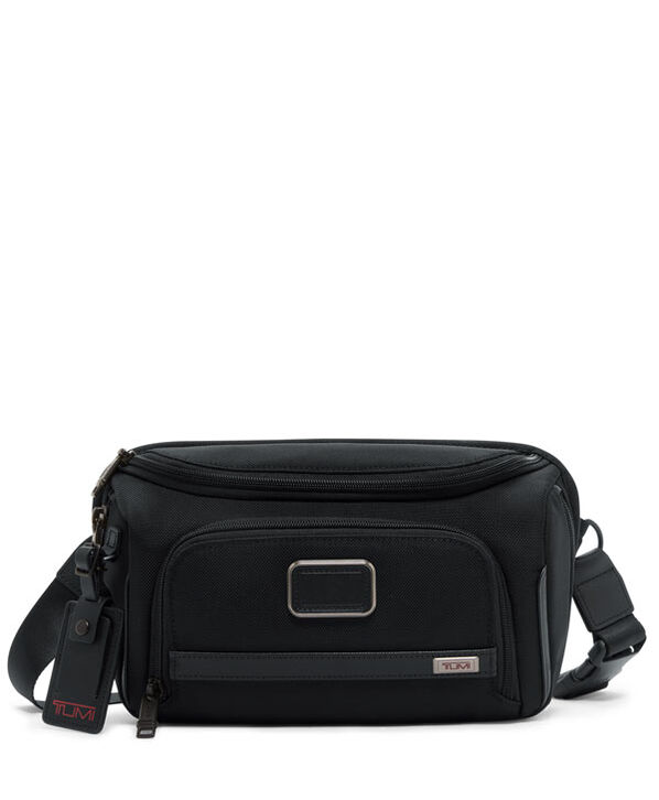 Alpha Large Sling Black Rolling Luggage UK - Main Image