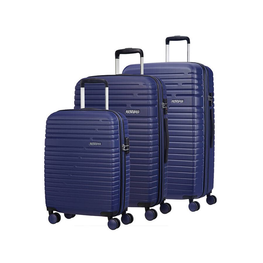Aero Racer Set A Nocturne Blue Rolling Luggage