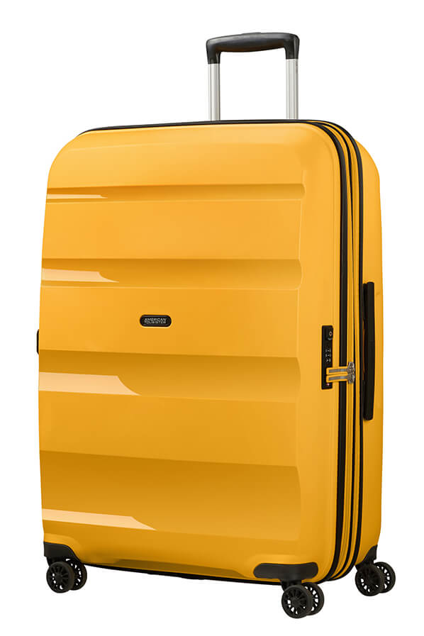 American Tourister Bon Air Dlx Spinner Expandable (4 wheels) 75cm Light Yellow Rolling Luggage