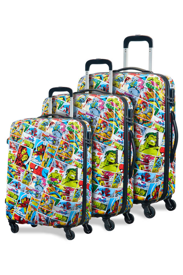 American Tourister Hypertwist Luggage set Marvel Comics 2.0 Rolling