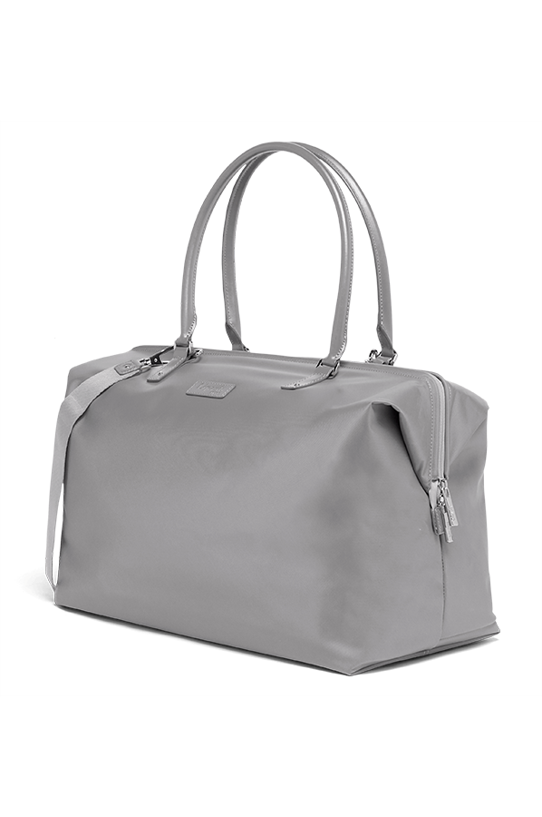 grey weekend bag