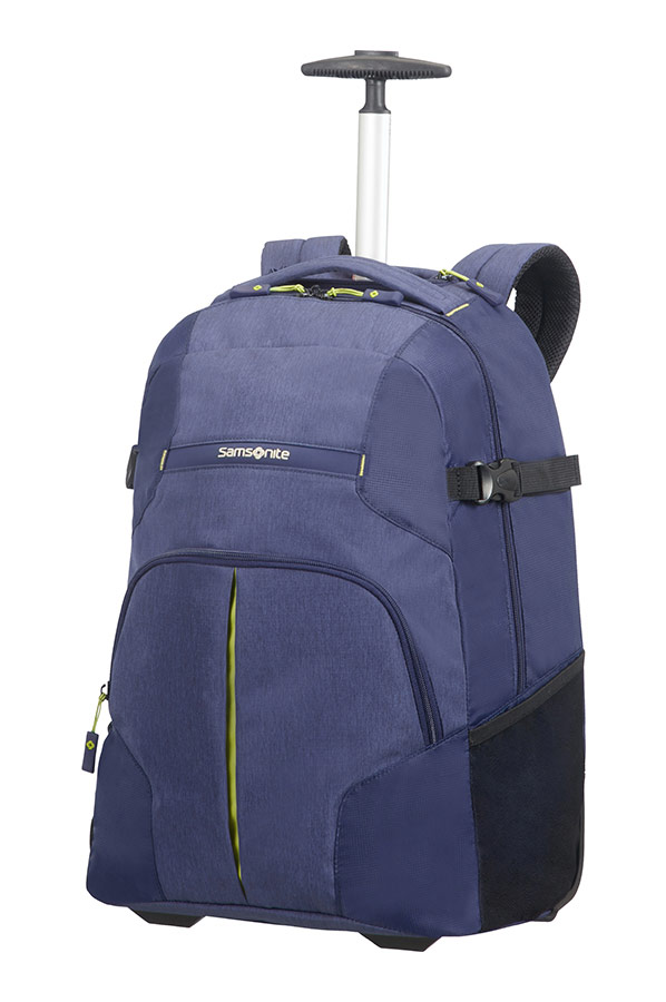 Samsonite Rewind Laptop Backpack 16" Dark Blue Rolling Luggage