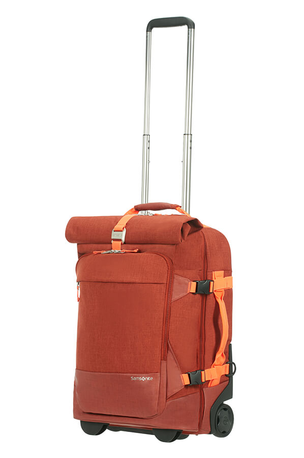 burnt orange suitcase