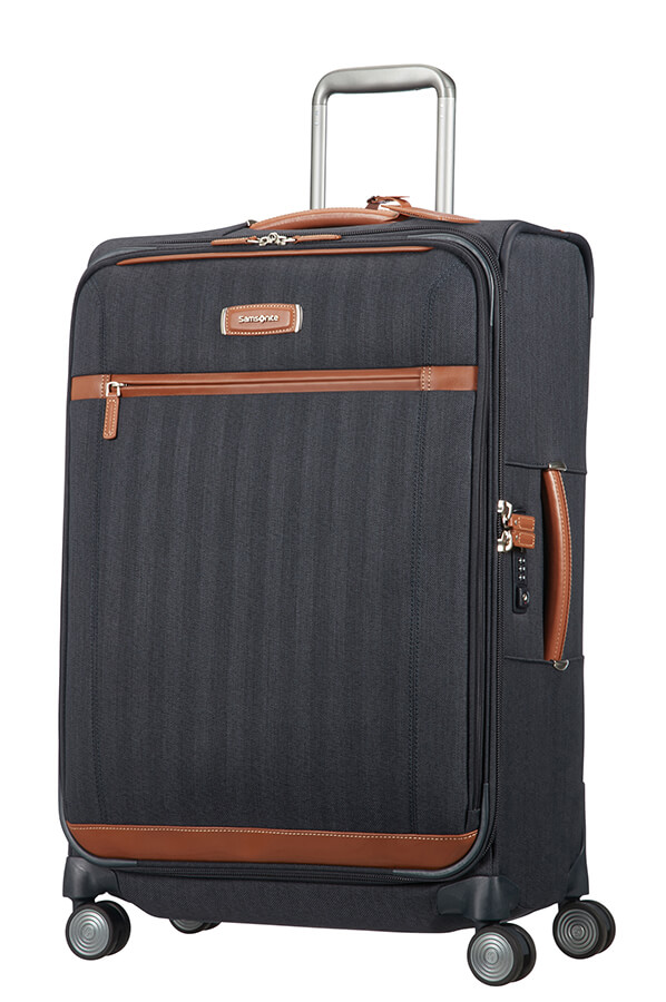 Samsonite Lite DLX Spinner Expandable (4 wheels) 67cm Midnight Blue Rolling Luggage