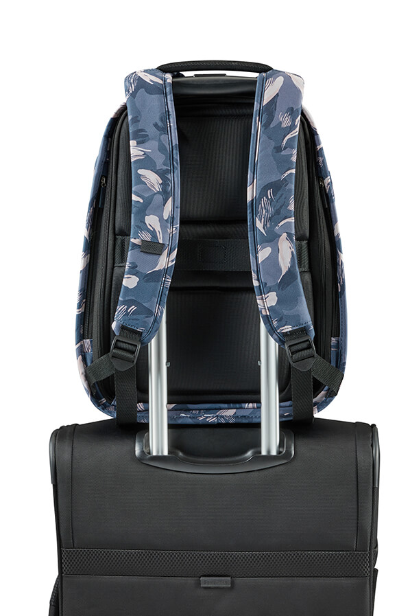Samsonite Securipak S Laptop Backpack 14.1" Deep Blue/Camo Rolling