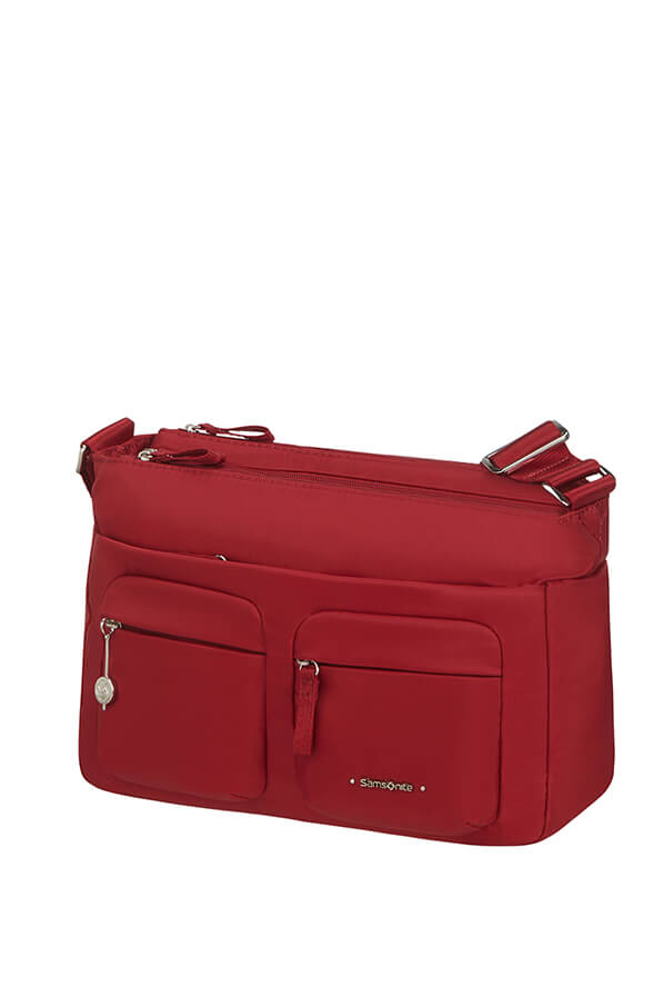 samsonite red shoulder bag