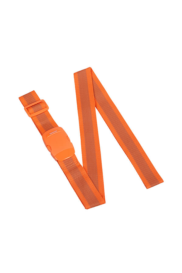 Samsonite Travel Accessories Luggage Strap 38mm Orange Rolling Luggage