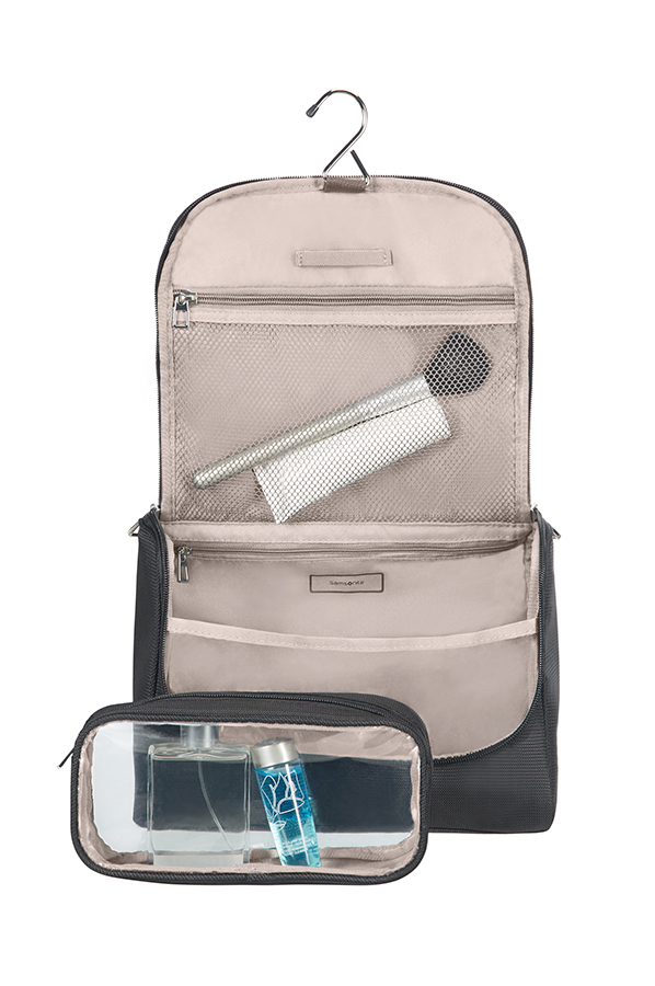 Samsonite Cosmix Toiletry Bag Black Rolling Luggage
