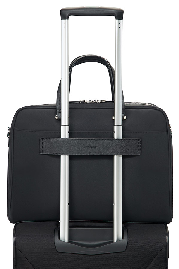 Samsonite Zalia Ladies' business bag 15.6" Black Rolling Luggage