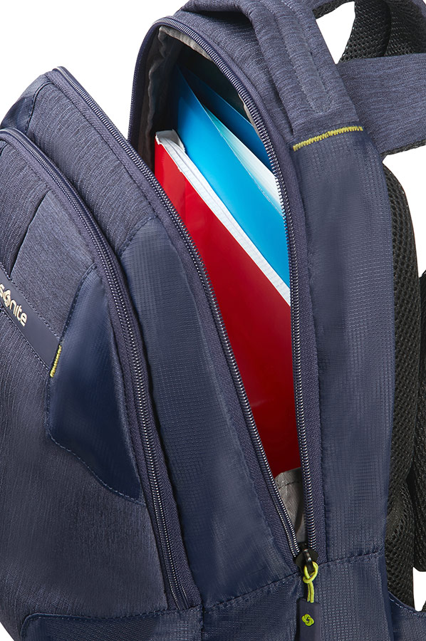 Samsonite small rewind backpack in dark blue Clearance