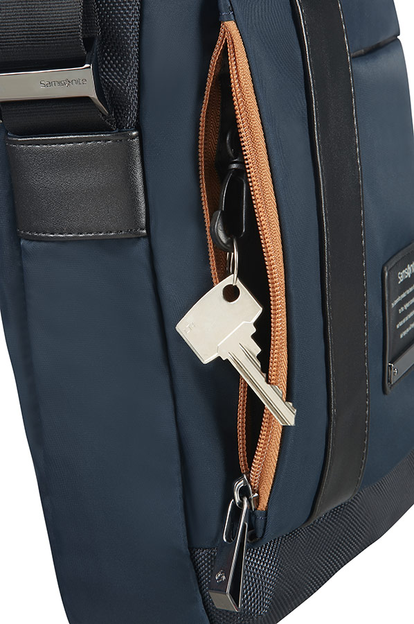 Samsonite Openroad Crossbody Bag Space Blue Rolling Luggage