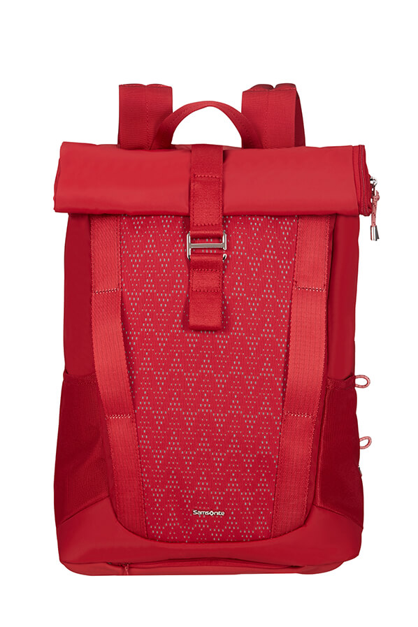 Samsonite 2Wm Lady Laptop Backpack 15.6" Red Rolling Luggage