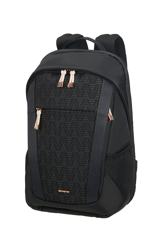 Samsonite 2Wm Lady Laptop Backpack 14" Black Rolling Luggage