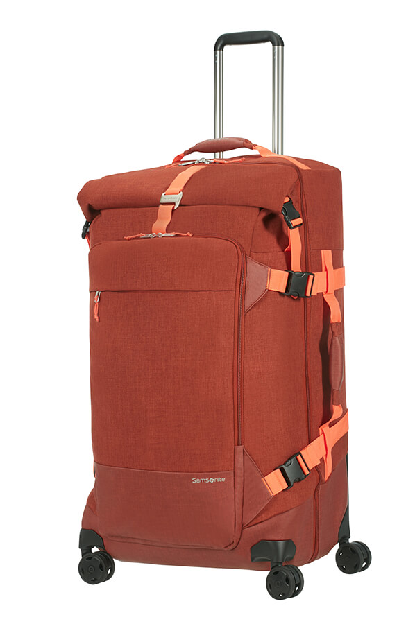 burnt orange suitcase