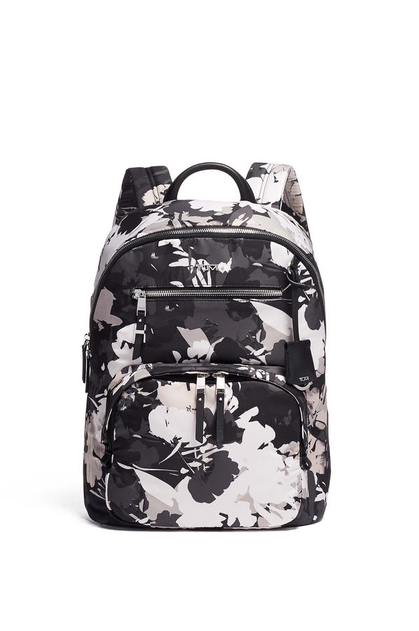 tumi floral backpack