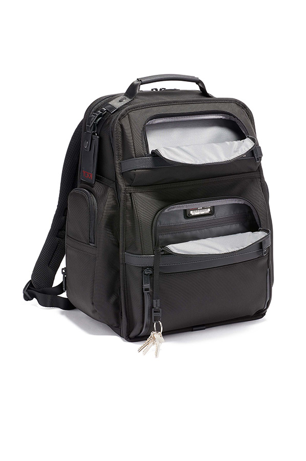 Tumi Alpha 3 Briefcase 15" Black Rolling Luggage